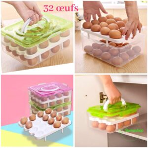 Boite pour stocker 32oeufs