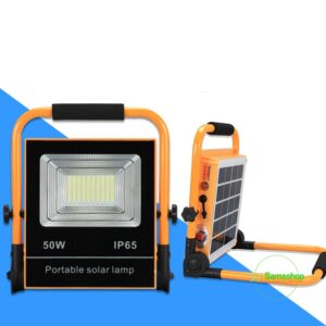 PROJECTEUR SOLAIRE PORTABLE 50W