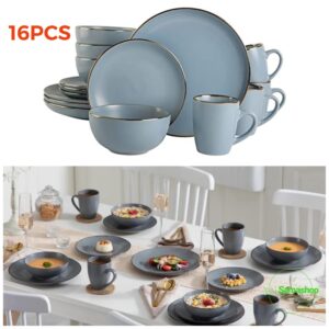 Assiettes pour Déjeuner 16PCS