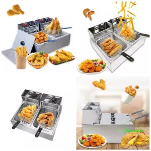 Friteuse électrique en acier inoxydable 12L