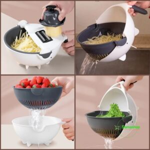 Gratoir rotative pour légumes 7en1