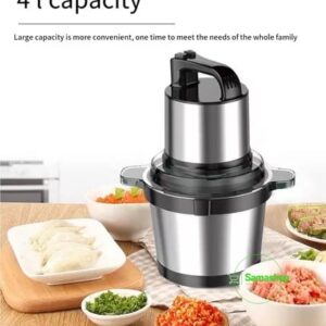 Hachoir électrique en acier inoxydable 4LTRES