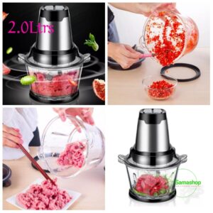 Hachoir électrique en verre 2.0L