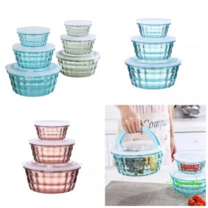 Gamelle utilisable au Micro-onde 3PCS