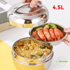 Thermos en Acier inoxydable 2Compartiments 4.5L