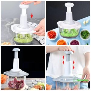 Hachoir manuel en pompe