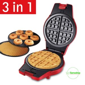Gauffle Maker électrique 3en1