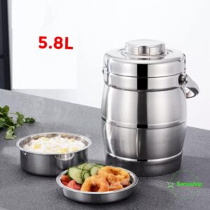 Thermos en acier inoxydable 3compartiments 5.8L