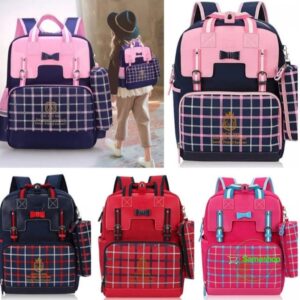 Sac à dos treillis pour fille