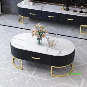 Table-Tele Contour Noir en dio