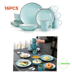 Royalford-Assiettes porcelaine 16PCS