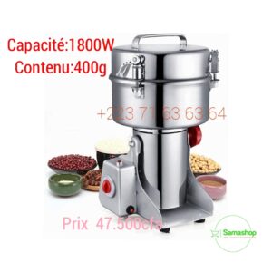 Silver crest-Machine à moudre en acier inoxydable 400g