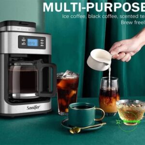 Machine à café en graine et poudre