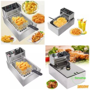 FRITEUSE ELECTRIQUE EN ACIER INOXYDABLE 6L