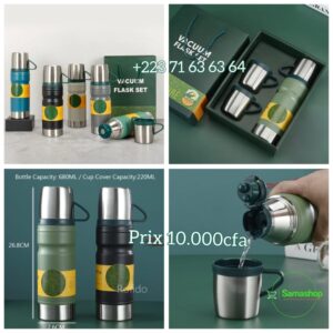 Thermos pour café en double paroi 3pcs
