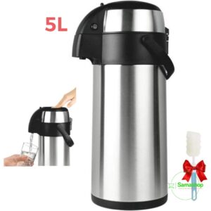 Thermos à pompe en acier inoxydable 5000ML