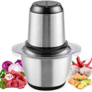 Hachoir Electrique de viande légume en inox 2L