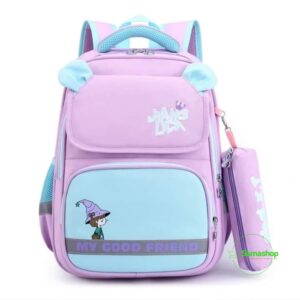 Sac rose vert pour enfant