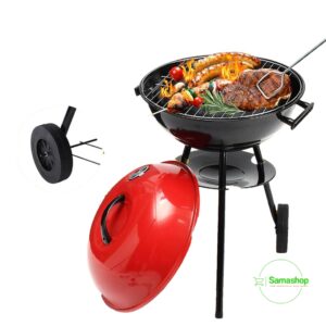 Barbecue à charbon Ronde avec fermeture