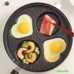 Poêle pour petit déjeuner 4trous