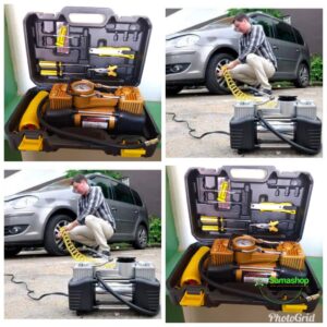 Compresseur d'Air 2 cylindres + Kits de Collage