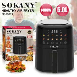 Sokany SK-10083 Air Fryer Digital sans huile 5.0LTRS